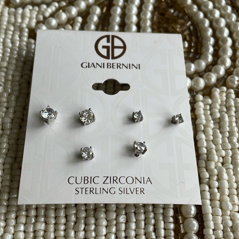 Cubic zirconia, silver